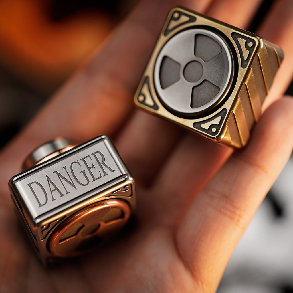 Annoncør Ubrugelig fange WANWU Danger Button Fidget Clicker Spinner | Fidget Toy | MetaEDC