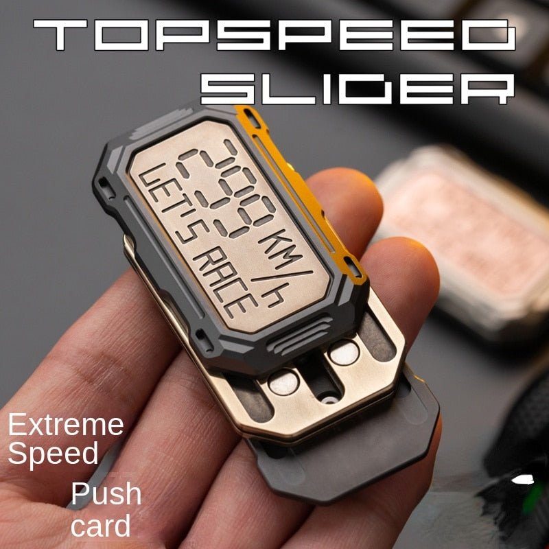YEZ Top Speed Magnetic Fidget Slider Toy - Meta EDC